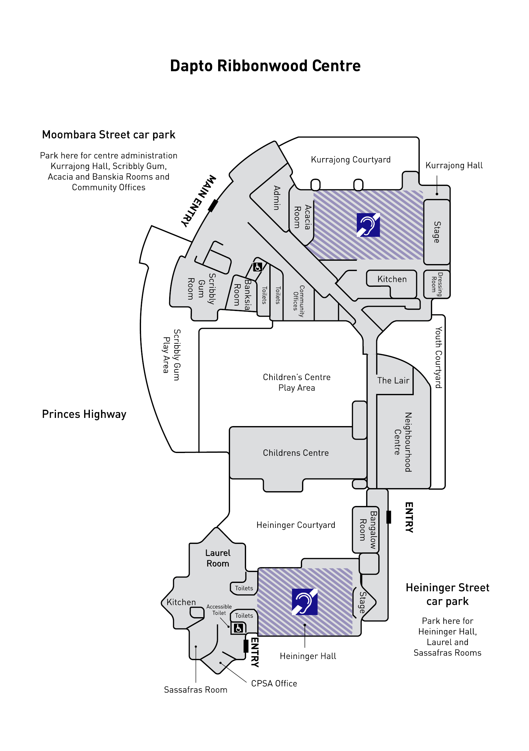 Dapto Ribbonwood Centre Floor Plan