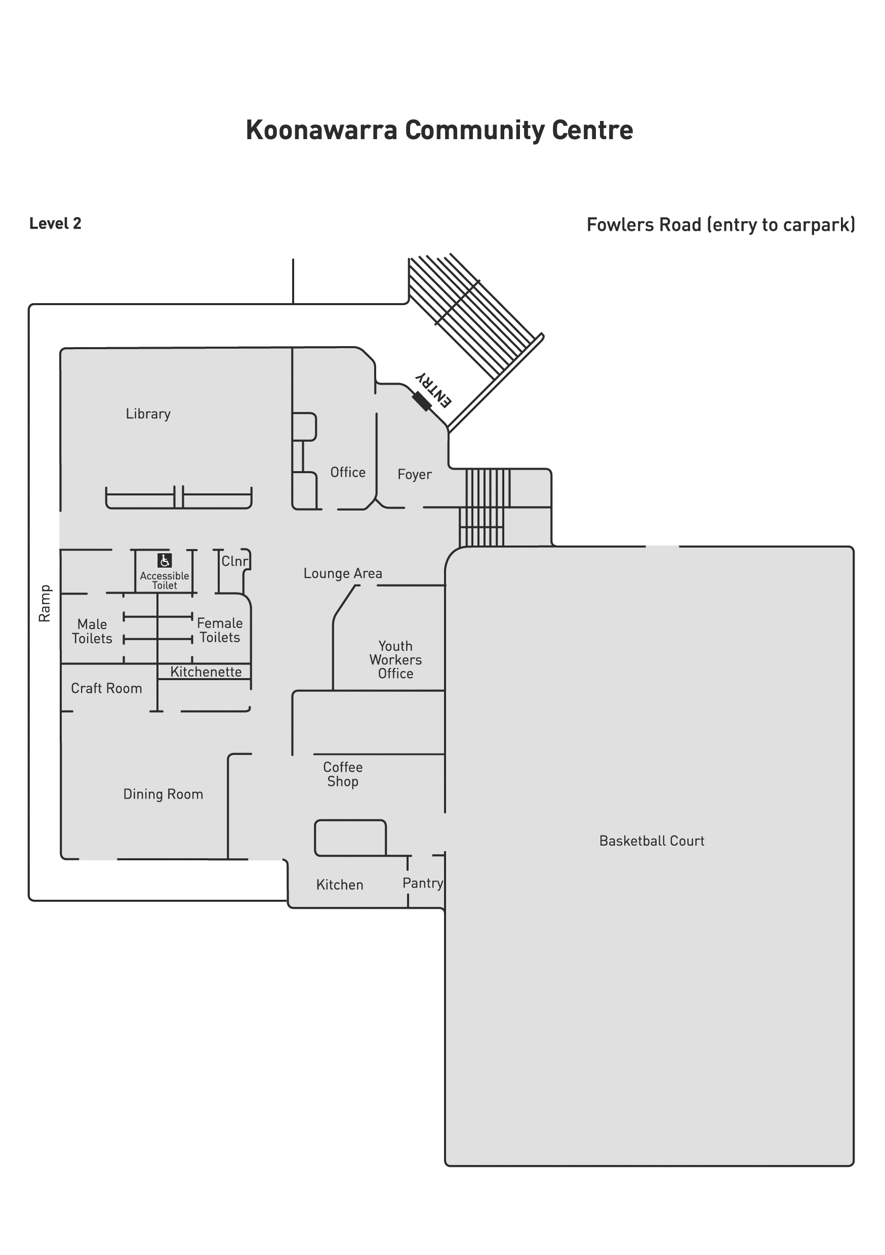 Koonawarra Community Centre Floorplan 2