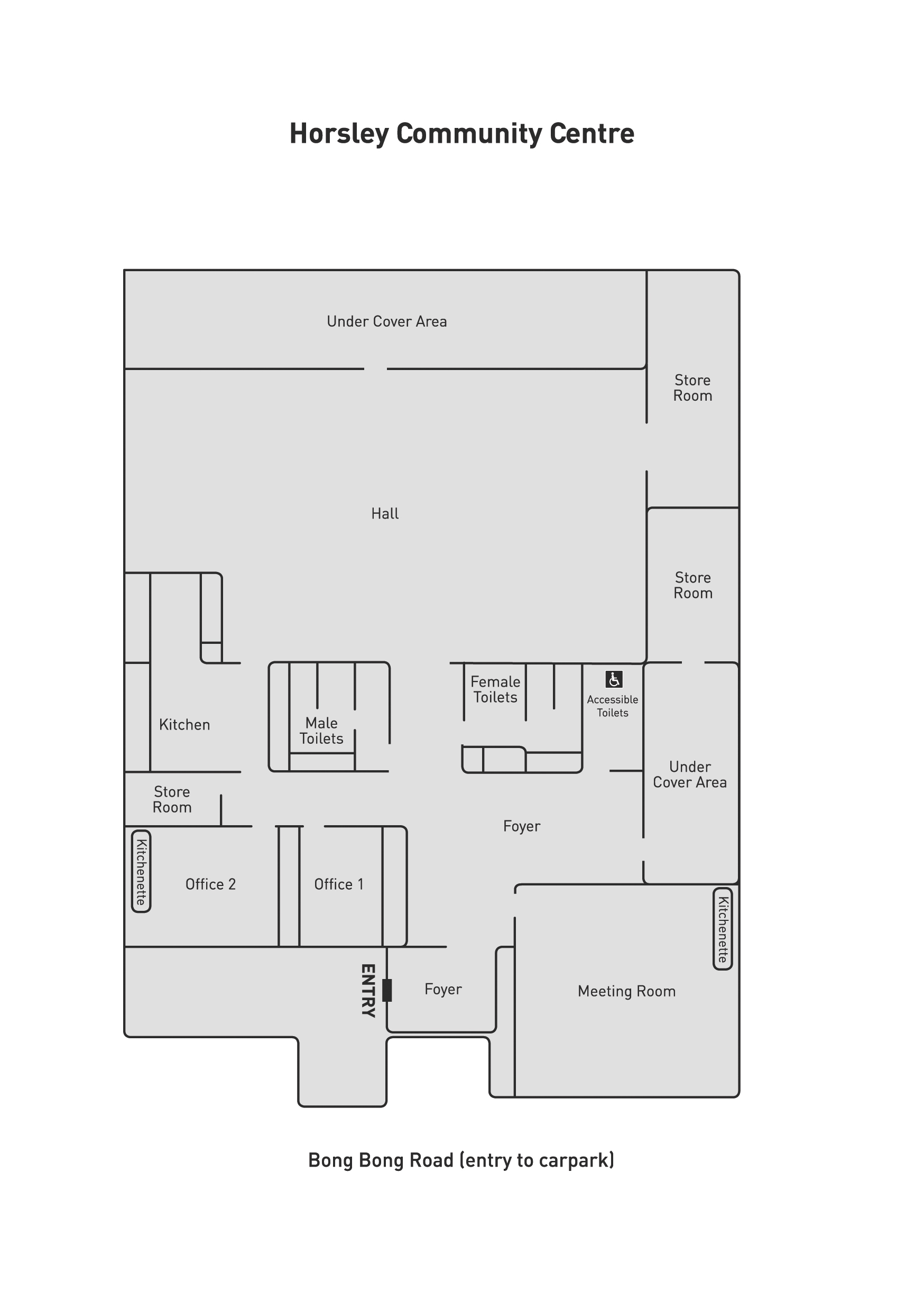 Horsley Community Centre Floorplan