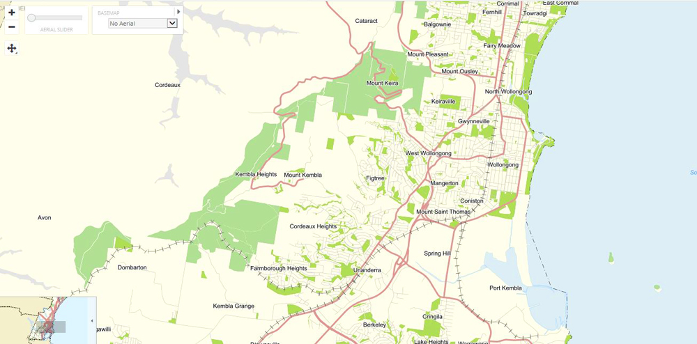 Maps Wollongong City Council