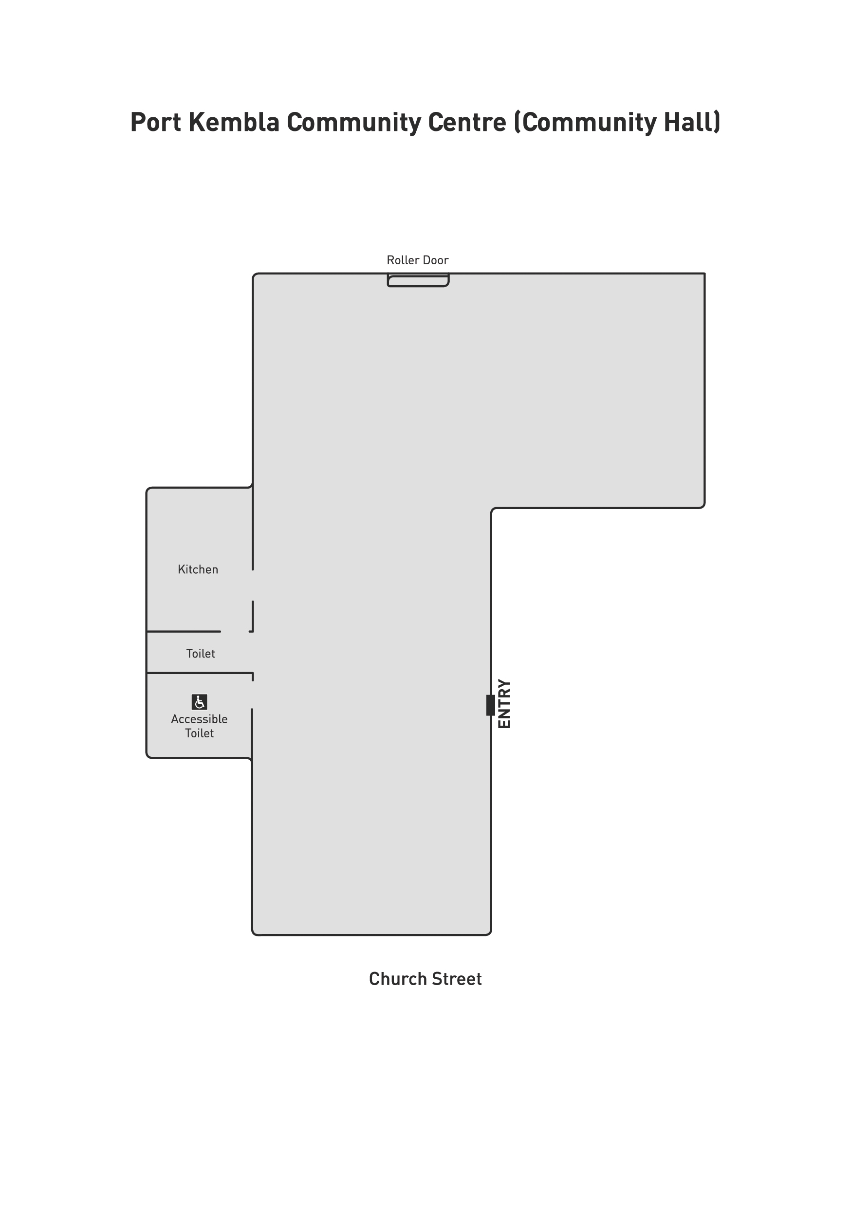 Port Kembla Community Centre Floorplan