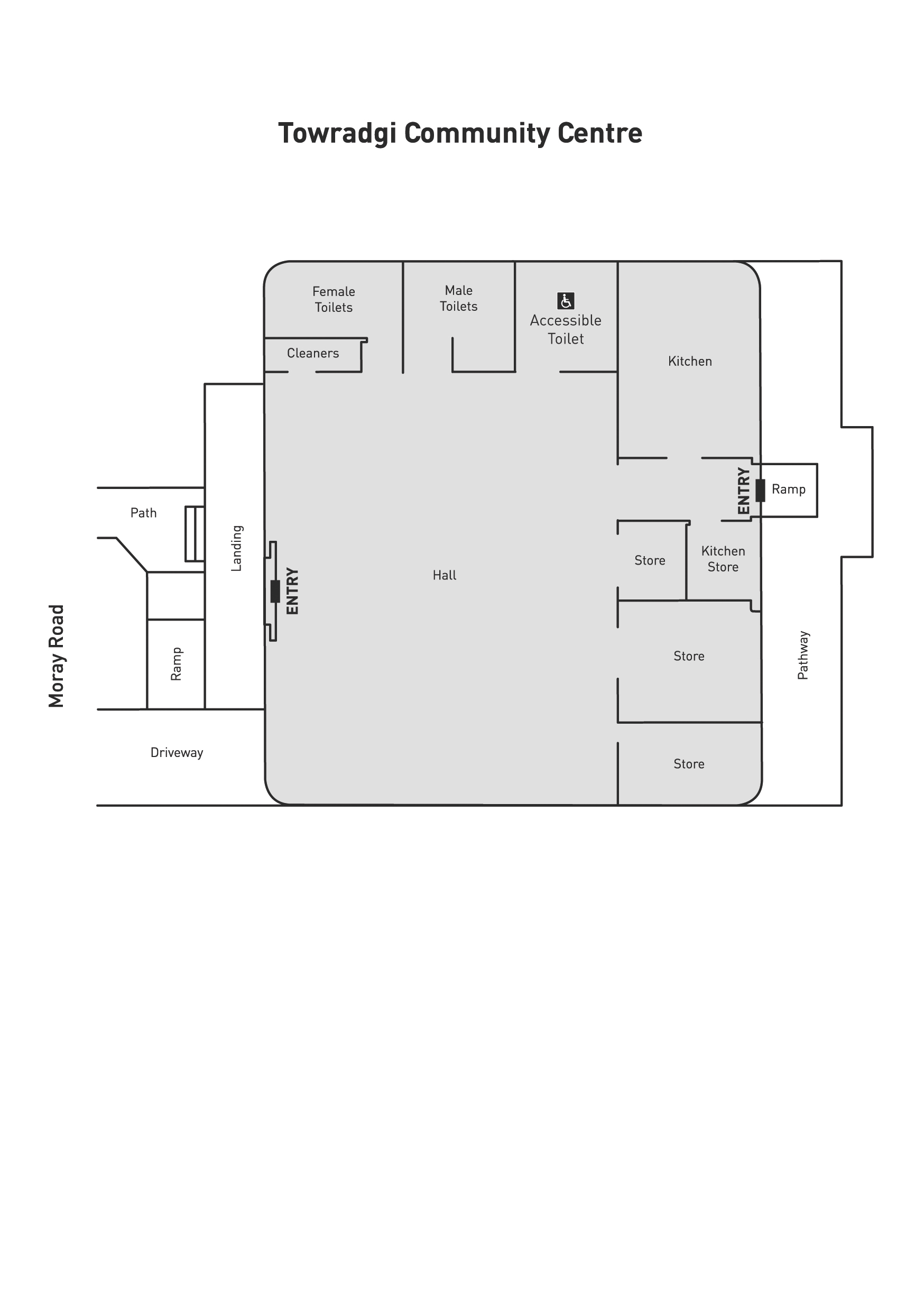 Towradgi Community Centre Floorplans