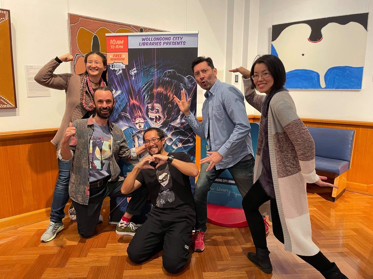 Marcelo at Comic Gong 2019