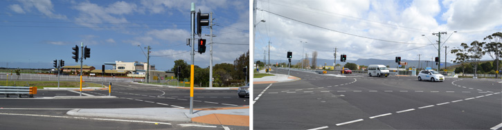 West Dapto Princes Highway intersection works 