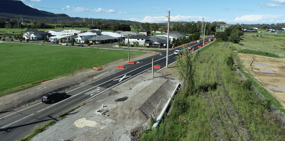 West Dapto Road Stage 1B works overview