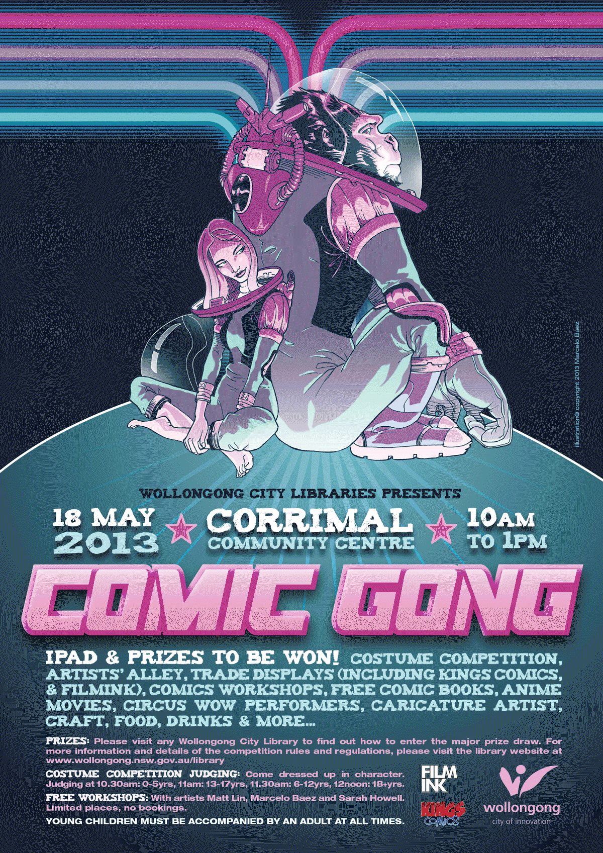 Comic Gong poster series